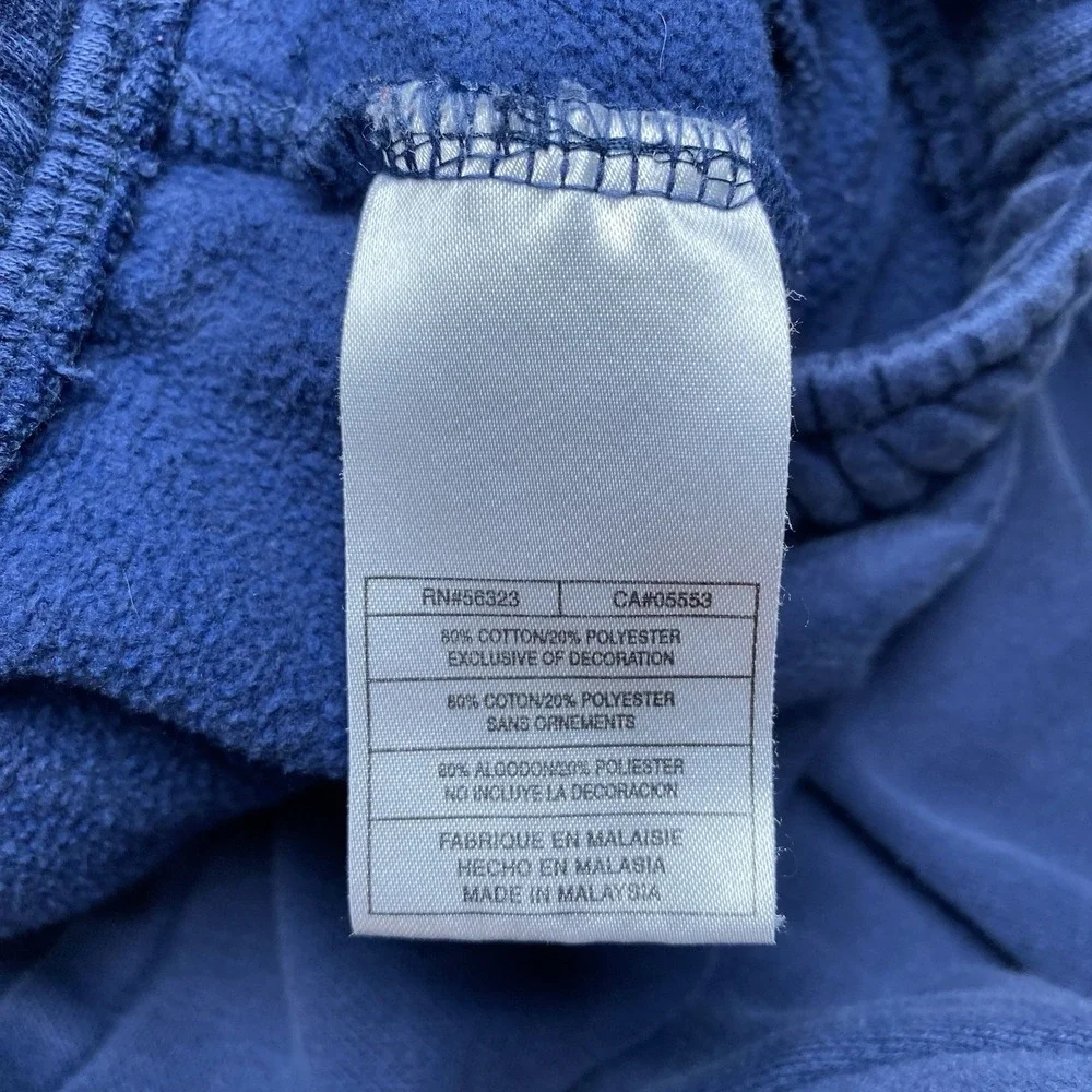 Y2K Nike Sweatpants XL (36x32) Baggy Wide Leg Faded Blue